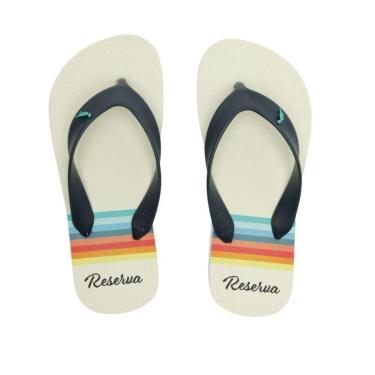 Imagem de Chinelo Reserva Infantil Branco-Masculino