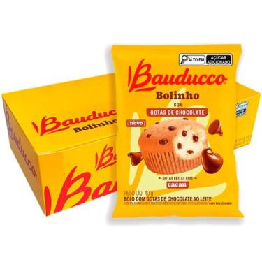 Imagem de Bolinho Bauducco Gotas de Chocolate 16x40g