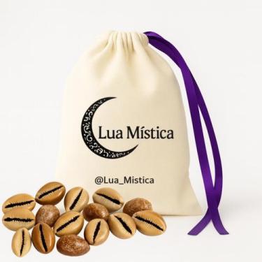 Imagem de Jogo de Búzios 16 Peças Com Manual Básico - Bialluz