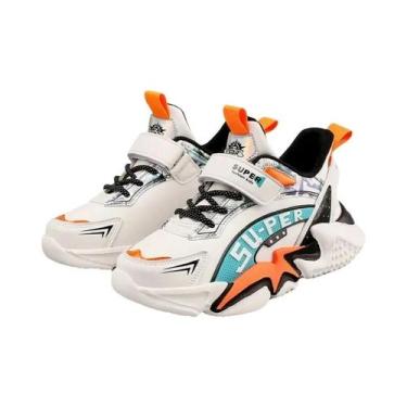 Imagem de Tênis De Couro Para Meninos, Sapatos Casuais Antiderrapantes, Esportiv