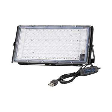 Imagem de Lanterna LED UV À Prova d'Água USB 220V 50W 100W 150W 395nm 400nm Para