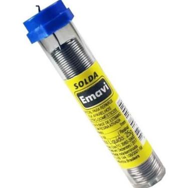 Imagem de Solda Estanho Para Eletrônica Tubo Emavi 25G