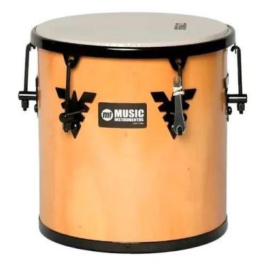 Imagem de Repique de mao phx madeira verniz 30x12 aro preto