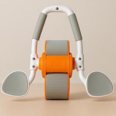 Imagem de Roda Abdominal com Apoio para Cotovelos - Rolo Snel Home, Branco, Azul