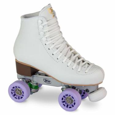Imagem de Patins Rye - Adventure Branco V2 (rodas lilás), 34br