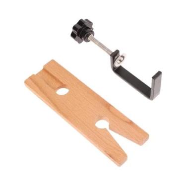 Imagem de Conjunto De Grampos De Fixação Ajustáveis Para Bancada De Madeira Com 