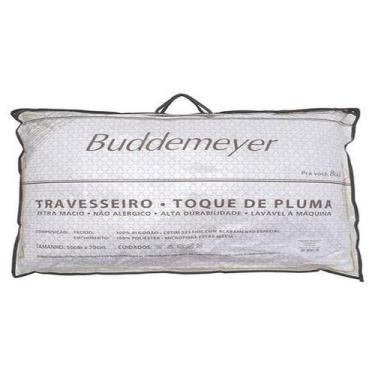 Imagem de Travesseiro Buddemeyer Toque Pluma Branco 233 Fios 50x70cm