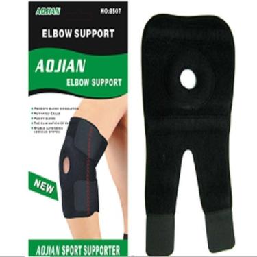 Imagem de Cotovoleira Ajustavel Reforçada Protetor Tendinite Epicondilite Esporte Academia Beach Tennis Dor Cotovelo