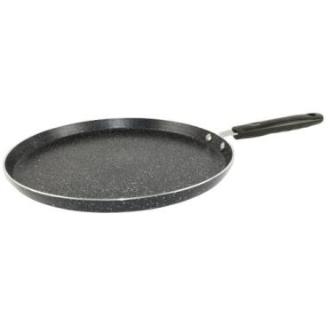 Imagem de Frigideira Indução Antiaderente Crepe Tapioca Panqueca 22cm Cor Black/