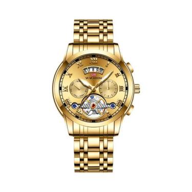 Imagem de Relógio Esportivo Casual Masculino De Quartzo Em Aço Inoxidável 41mm S