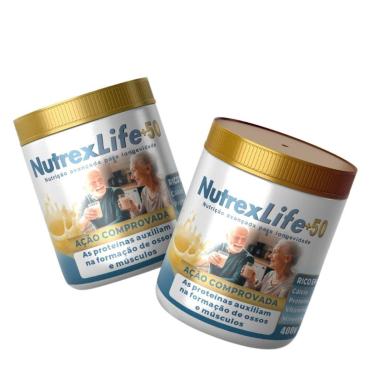 Imagem de Bebida Láctea em Pó Nutrex Senior Sabor morango 400g 2 Unidades-Unissex