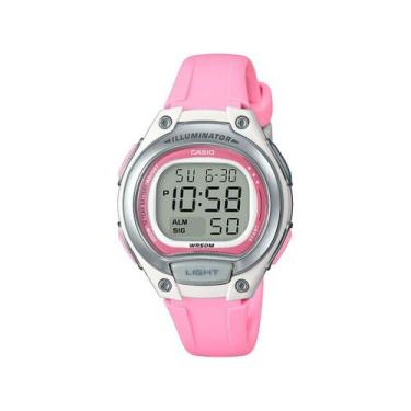 Imagem de Relógio CASIO feminino digital rosa LW-203-4AVDF