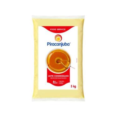 Imagem de Leite Condensado Semidesnatado Piracanjuba Pacote 5kg