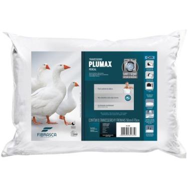 Imagem de Travesseiro Fibrasca Plumax Durável e Lavável, 1 unidade