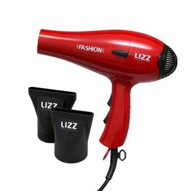 Imagem de Secador Profissional Fashion Vermelho (2150W / 2200W) - Lizz Pro, 110V