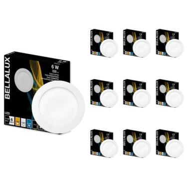 Imagem de 10 Painel Led de Embutir 6500K Frio BIV 330lm 6W Bellalux - LEDVANCE