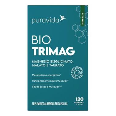 Imagem de Biotrimag Bio trimag Trimagnésio 120 Softgel Puravida