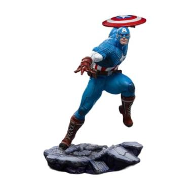 Imagem de Iron Studios Estátua Colecionável Captain America Versão Regular - Infinity Gauntlet Diorama - BDS Art Scale 1/10 Polystone Multicolorido 22cm
