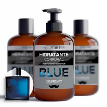 Imagem de Bleu-de-Cha-nel Hidratante Masculino Toque Seco Inspirado em Perfume Importado Francês, BODY & BATH BRASIL Linha Perfumaria Fina Masculina (1 Un - 250ml)