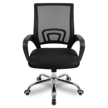 Imagem de Cadeira Escritorio Ergonomica Giratoria Altura Ajustavel Confortavel E