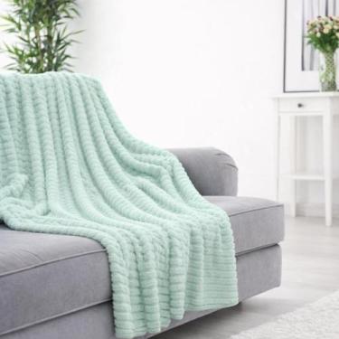 Imagem de Manta Casal Microfibra Soft Toque Aveludado e Suave Macia Coberta Maci