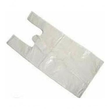 Imagem de Sacola Plástica 35x45 1 kg para Transporte e Armazenamento Reciclada Recuperada Branco Higipack