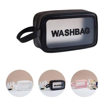 Imagem de Necessaire Top Rio Comercial com Alça Organizador Maquiagem Academia em Poliéster 25CMx14CM Unissex