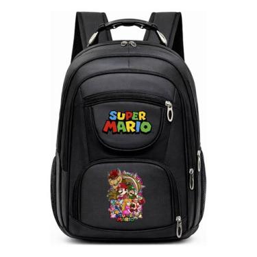 Imagem de Mochila Grande Com Alça de Aço Para Escola, Faculdade, Trabalho Estamp