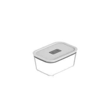 Imagem de Pote de vidro hermético Ou 1,2L Linha Fresh Lock, Branco