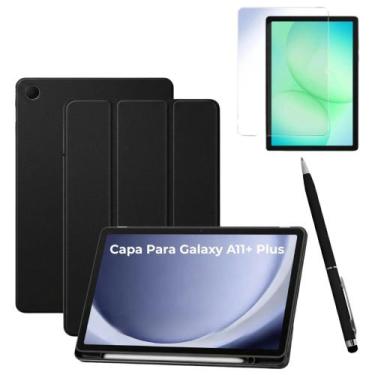 Imagem de Kit Capa P/tablet Samsung Galaxy A11+ Plus 11' + Pelicula + Caneta - F