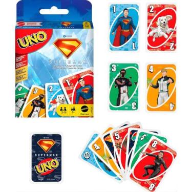 Imagem de Jogo De Cartas Uno Superman Movie Jft29 Mattel