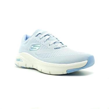 Imagem de Tênis Skechers Arch Fit Feminino 149057, 35, Azul claro