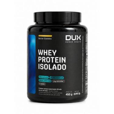 Imagem de Whey Protein Isolado DUX 450g Sabor Butter Cookies Sabor:Butter Cookie