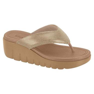Imagem de Tamanco Feminino Plataforma Moleca Confortavel 5536104, Nude, 37