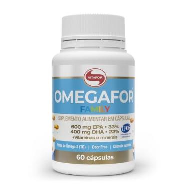 Imagem de Omegafor Vitafor Family 500mg 60 Cápsulas Ômega-3 para a Família