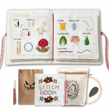 Imagem de TenDawn Kit de bordado para iniciantes, 30 pontos
