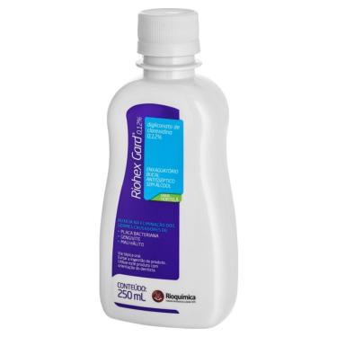 Imagem de Enxaguante Bucal Rioquímica Riohex Gard com Clorexidina 0,12% Ação Antisséptica sem Álcool 250ml