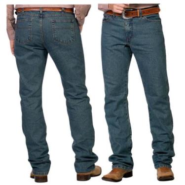 Imagem de Calça Country Masculina Jeans Original Radade Relax Fit Blue Cowboy, 5