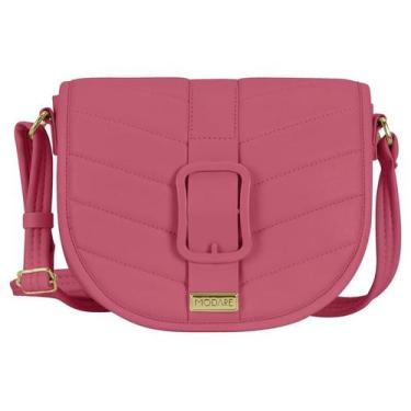 Imagem de Bolsa Feminina Transversal Tiracolo Modare - 70020.1, Rosa roma