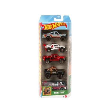 Imagem de Hot Wheels Mud Studs Pacote com 5 carrinhos - Mattel