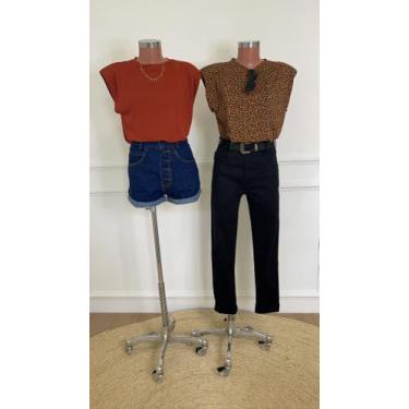 Imagem de Blusa Muscle tee Doce Encanto Animal Print TAM. Único