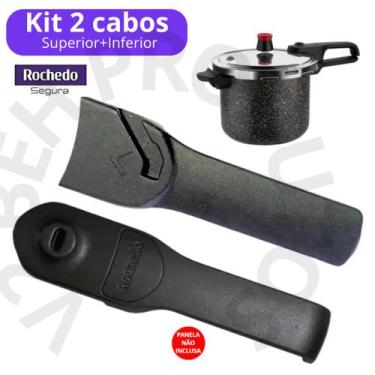 Imagem de 2 Cabo Panela Pressão Rochedo Segura 4,5L E 7,6L Kit Superior+Inferior
