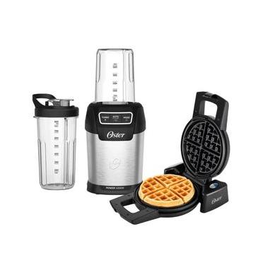 Imagem de Kit Blender Ultra Power e Máquina de Waffle Oster 110V