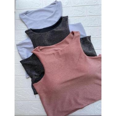 Imagem de Cropt PLUS size Feminino G1 - Blessed , Rosa, g1