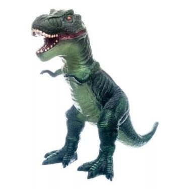 Imagem de Dinossauro De Borracha  T-Rex C/ Som Tamanho Grande Dino World.