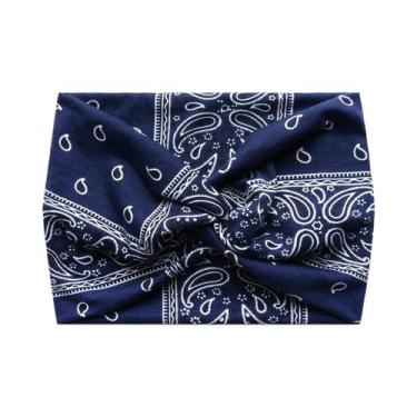 Imagem de Faixa De Cabelo Larga Torcida Boho Extra Grande Para Mulheres, Acessór