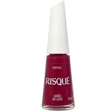 Imagem de Esmalte Cremoso Risqué Grão de Café 8ml Hipoalergênico
