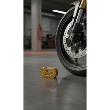 Imagem de Trava Cadeado De Disco Para Moto Alumínio - Congratulations Store