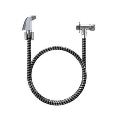 Imagem de Ducha Higienica ABS Cromada com Registro 1/4 de Volta EGAPLAST