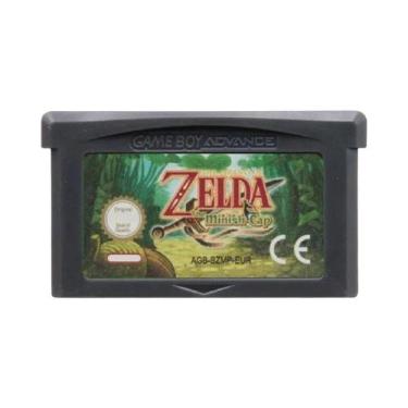 Imagem de Cartucho De Videogame Da Série Zelda 32 Bits Minish Cap Four Swords Aw